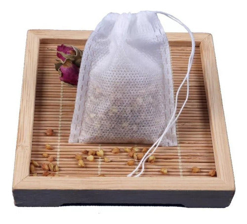 Bolsitas Bolsas Té 1000 Vacías - 5 X 7 Cm - Cukin Blanco