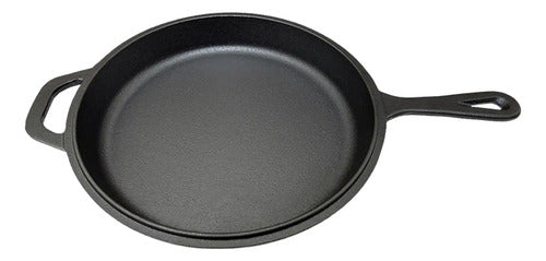 Cacerola + Sartén Norplat De Hierro Fundido Dutch Oven Ø26cm Negro
