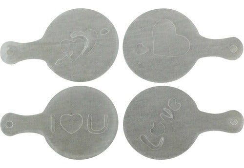 Pack X16 Plantillas Para Decorar Pan (stencils) - Cukin Blanco Diesños Varios