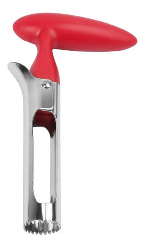 Descorazonador De Manzanas Frutas Acero Inoxidable - Cukin Rojo