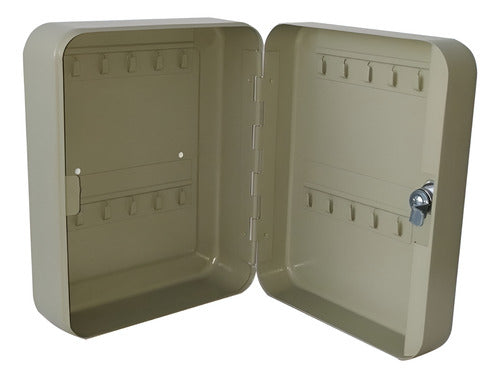 Caja Para Llaves 20 Colgadores Kraft Bohrer K200-20 Crema