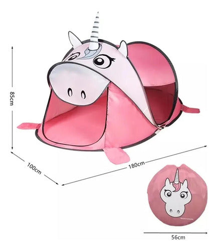 Carpa Casa Infantil Norplat - Castillo Para Niño Niña Niños Rosa