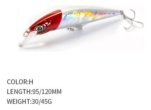 Señuelo De Pesca Norplat Sinking - Ideal Lenguado Y Corvina Plateado H