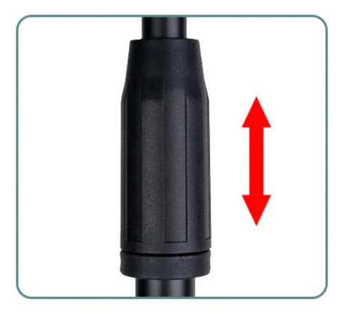 Norplat Atril Pedestal Microfono Brazo Ajustable Metalico Negro