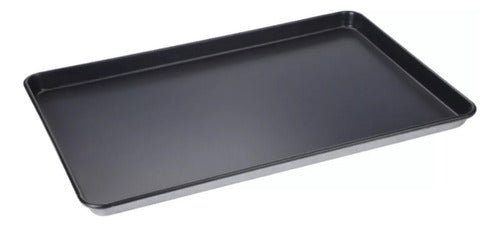 Bandeja Metalica Para Horno De Cocina 60 X 40 Cm - Cukin Negro