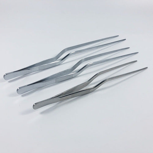 Pinza Gastronómica Para Emplatar Angular 21.5 Cm Profesional