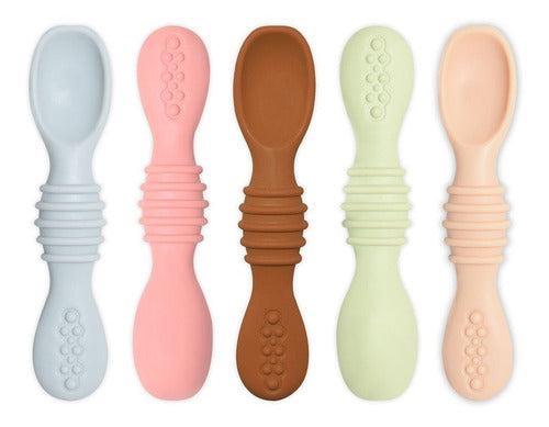Cucharas De Silicona 100% Libre De Bpa Para Guagua - Norplat