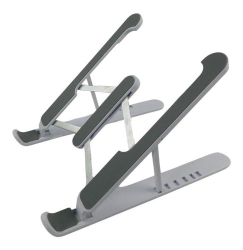 Soporte Para Notebook Plástico Gris
