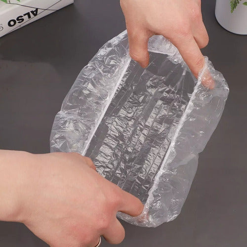 Gorro Desechable De Ducha Transparente (100 Unidades ) - Ome Transparente