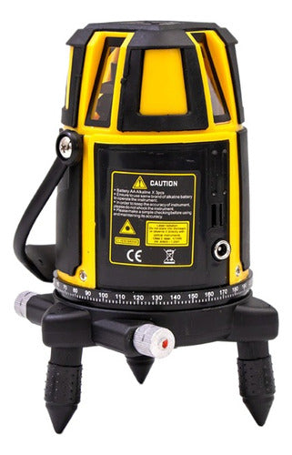 Nivel Laser 5 Líneas Profesional Con Trípode Base - Norplat