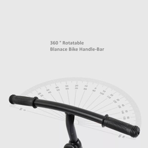 Bicicleta Equilibrio Sin Pedales Niños Principiantes Norplat Negro Negro