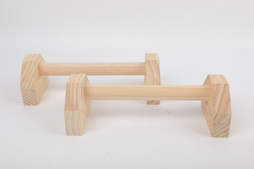 Mini Paralelas Madera Norplat - Calistenia Flexiones Fitness Madera