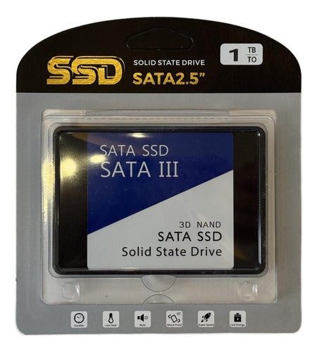 Disco Solido Externo Ssd 1tb Nand Sata Iii Usb - Norplat Negro