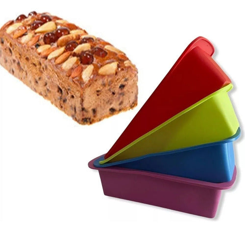 Molde De Silicona Para Queque O Pan De Molde - Cukin Rojo