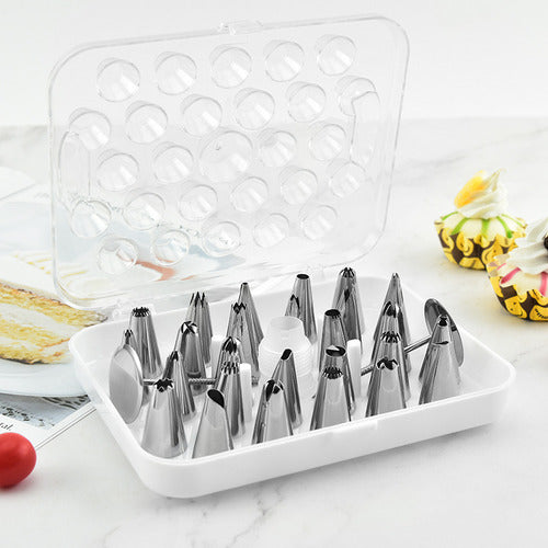 Set 26 Boquillas + Adaptador Manga Pastelera Repostería 26