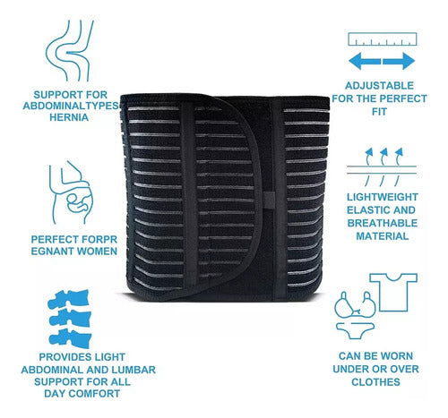 Cinturón Para Hernia Umbilical Unisex Premium - Norplat S/m