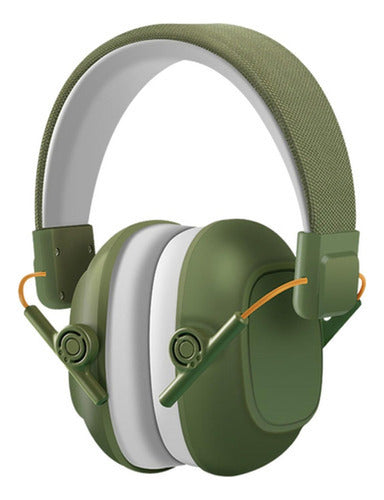 Audífonos Antiruido Niños Y Jóvenes Con Autismo Tdah Norplat Verde Oliva