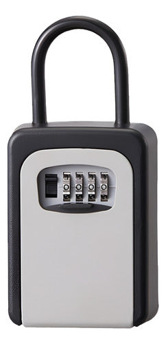 Caja Guarda Llave Con Clave Seguridad Colgante Muro Norplat Gris