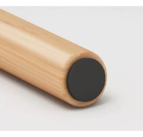 Mesa Centro Madera Norplat 50cm Redonda Minimalista Nordica - Blanco