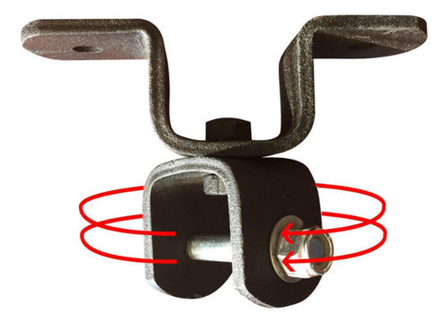 Soporte Sacos Box Para Vigas De Madera Y Techo - Norplat Negro