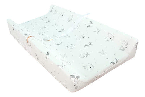 Mudador Anatomico Horizontal Ergonomico Premium Norplat Blanco Animales