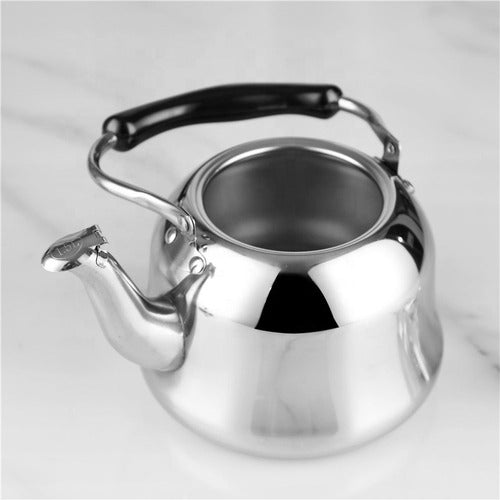 Tetera Infusor Acero Inoxidable Filtro Silvadora 1l Norplat Plateada