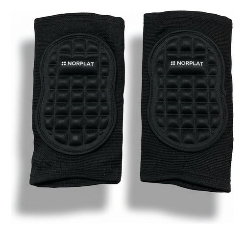 Rodilleras Deportivas Voleibol Volley Ball Acolchada Norplat Negro M