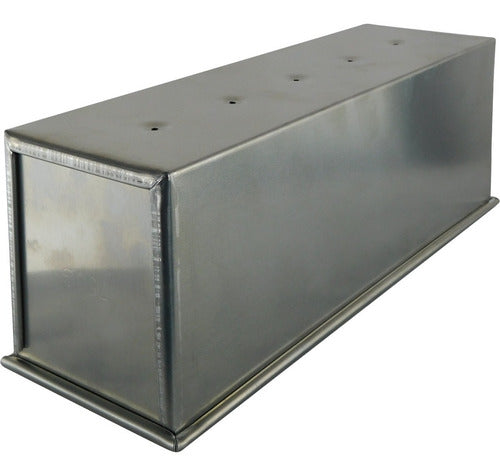 Molde De Aluminio Con Tapa P/ Queque O Pan De Molde - Cukin Plateado