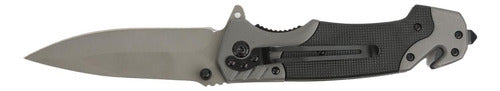 Cuchillo Tactico Navaja Norplat Caza Supervivencia Camping Negro