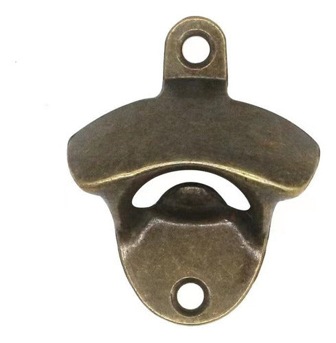 10 Destapador Abridor Botellas Cerveza Montaje Pared Norplat Bronce