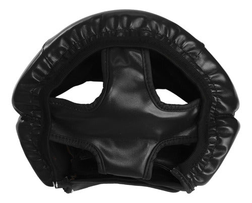 Casco Boxeo Cabezal De Protección Mma Taekwondo - Norplat L Negro