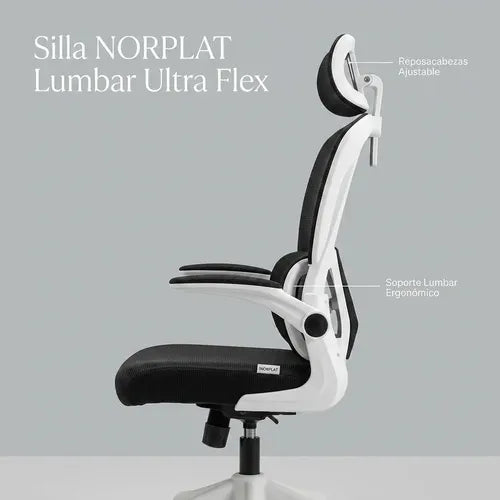 Silla Oficina Escritorio Ergonomica Norplat Lumbar Ultraflex