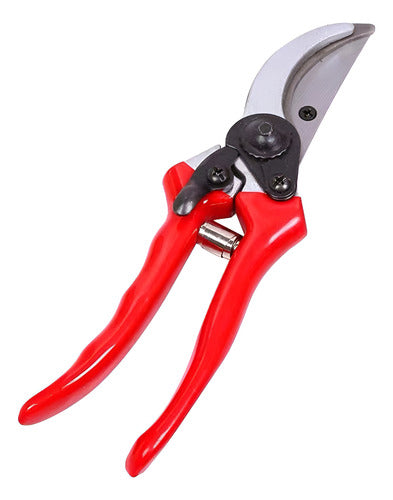 Tijeras Para Podar Aluminio 20cm Mango Pp Tijeron - Norplat Rojo
