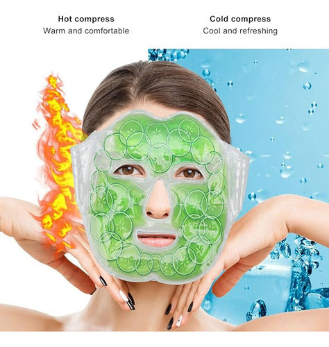 Compresa Facial Compresas Gel Frio Calor Migraña - Norplat 05 - Pepino