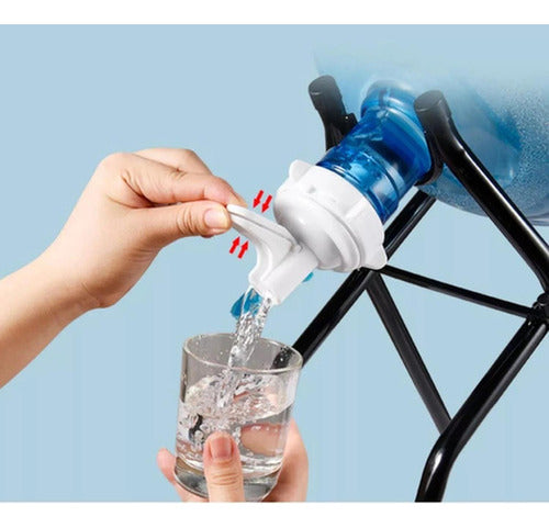 Estante Para Bidones Agua Dispensador Botellon 20lts Norplat Negro