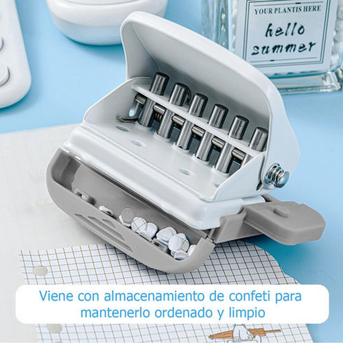 Anilladora Perforadora Espiralera 6 Agujero Metal - Norplat