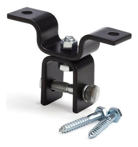 Soporte Sacos Box Para Vigas De Madera Y Techo - Norplat Negro