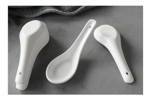 Pack 100 Cucharas Norplat - Ceviche - Coctel - Mini Cucharas Blanco