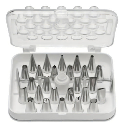 Set 26 Boquillas + Adaptador Manga Pastelera Repostería 26