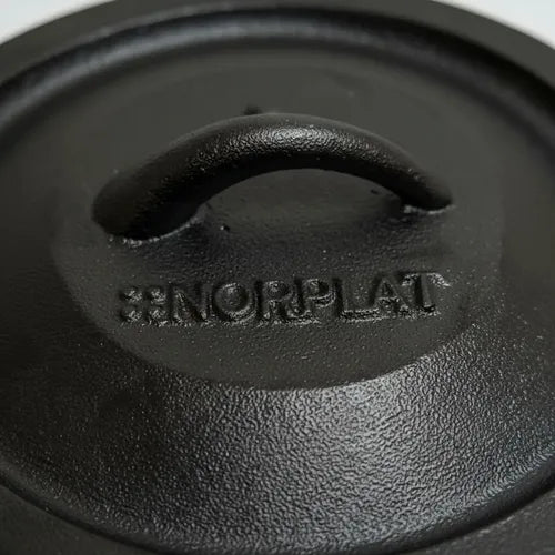 Olleta Olla Hierro Fierro Fundido 1.7 Litros + Tapa Norplat Negro
