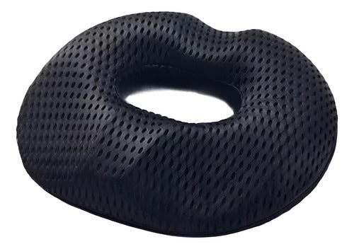 Cojin Antiescaras Picaron Ortopedico Lavable Funda - Norplat Negro