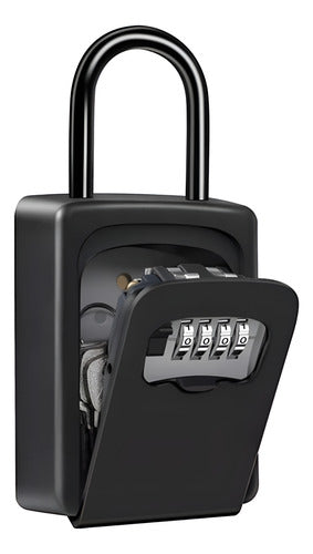 Caja Guarda Llave Con Clave Seguridad Colgante Muro Norplat Negro