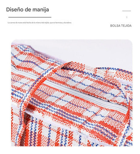 6 Bolsas Matuteras Bolso Para Almacenaje 80x60x30cm Norplat Variado Escoces