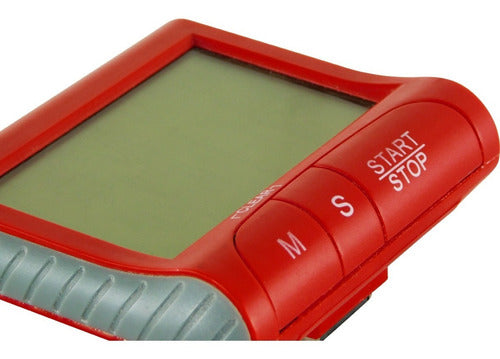 Temporizador De Cocina - Timer - Varios Colores - Cukin Rojo
