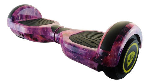 Hoverboard Eciclos Speaker Bluetooth Scooter Diseños Purple Sky (violeta)