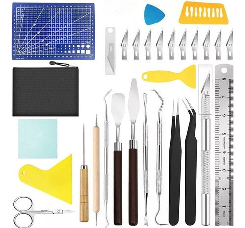 29 En 1 Base Mat Tapete De Corte Salvacorte Tabla - Norplat Azul