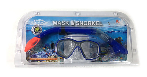 Set Máscara Buceo + Snorkel Junior Antiparra - Norplat