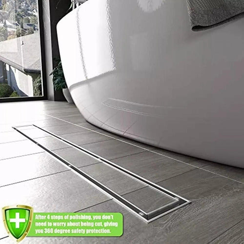 Rejilla Cubierta Antiolor Ducha Antiobstrucción 40cm Norplat