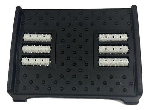 Apoya Pies Masajeador 6 Rodillos Masaje Reposapiés - Norplat