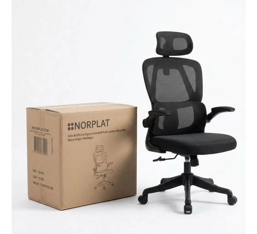 Silla Oficina Escritorio Ergonomica Norplat Lumbar Ultraflex